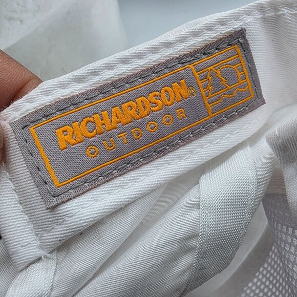 Lifes Better Buzzed Mens Snapback Hat White Logo Adjustable Richardson Outdoor - Picture 6 of 10